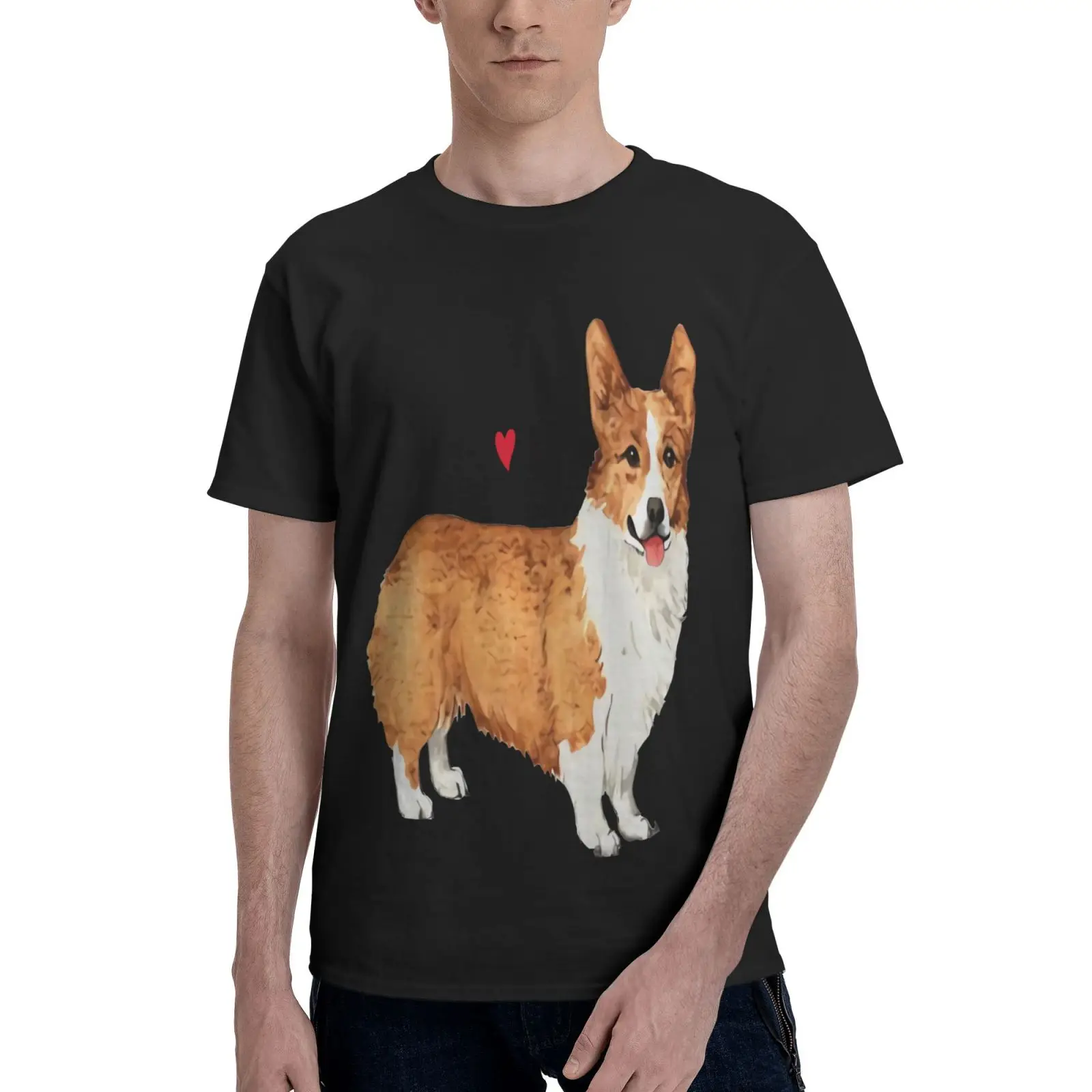 

Summermask I Love My Pembroke Welsh Men T-Shirt Manga Tshirts For Men Grunge T-Shirts For Women Clothes Men Men Clothing Manga