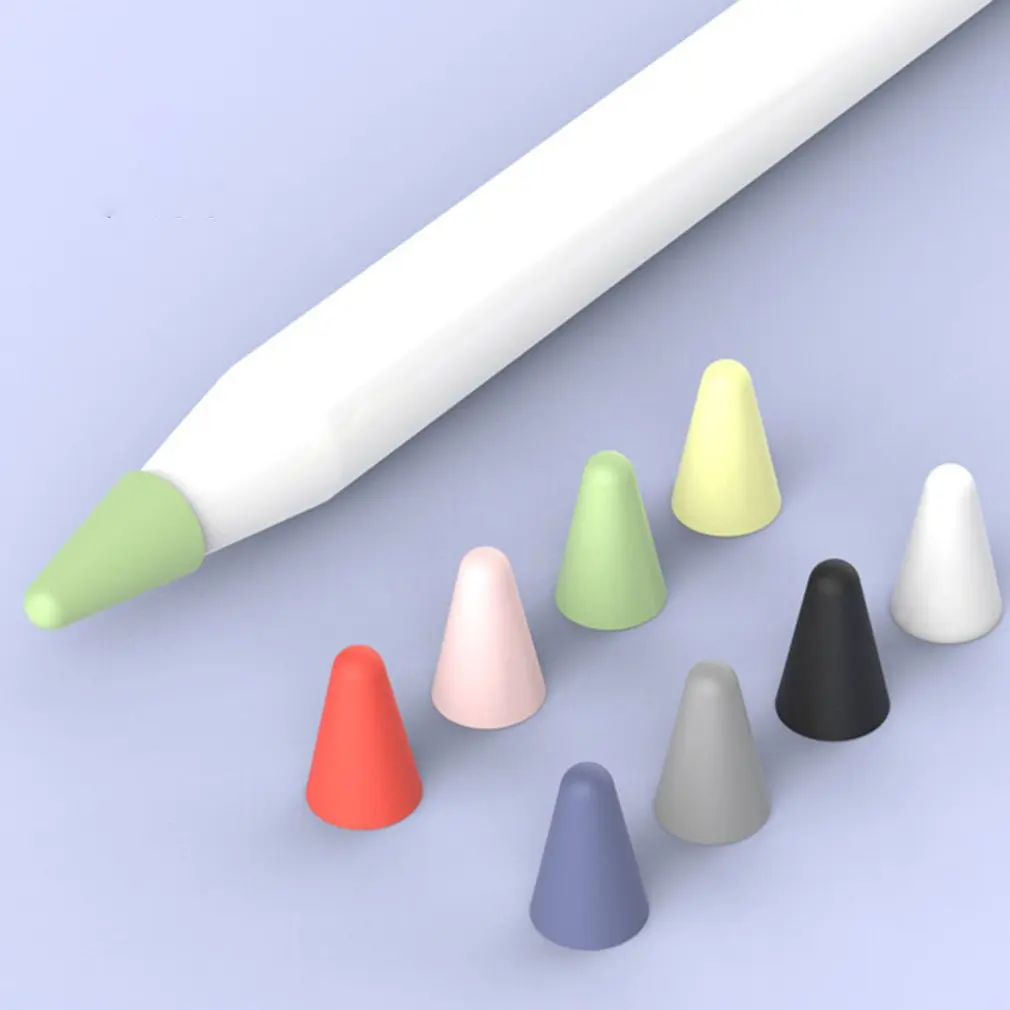 

Silicone Pen Tip Protective Cover For Apple Pencil 1/2 Simple Installation Non-slip Soft Silicone Case