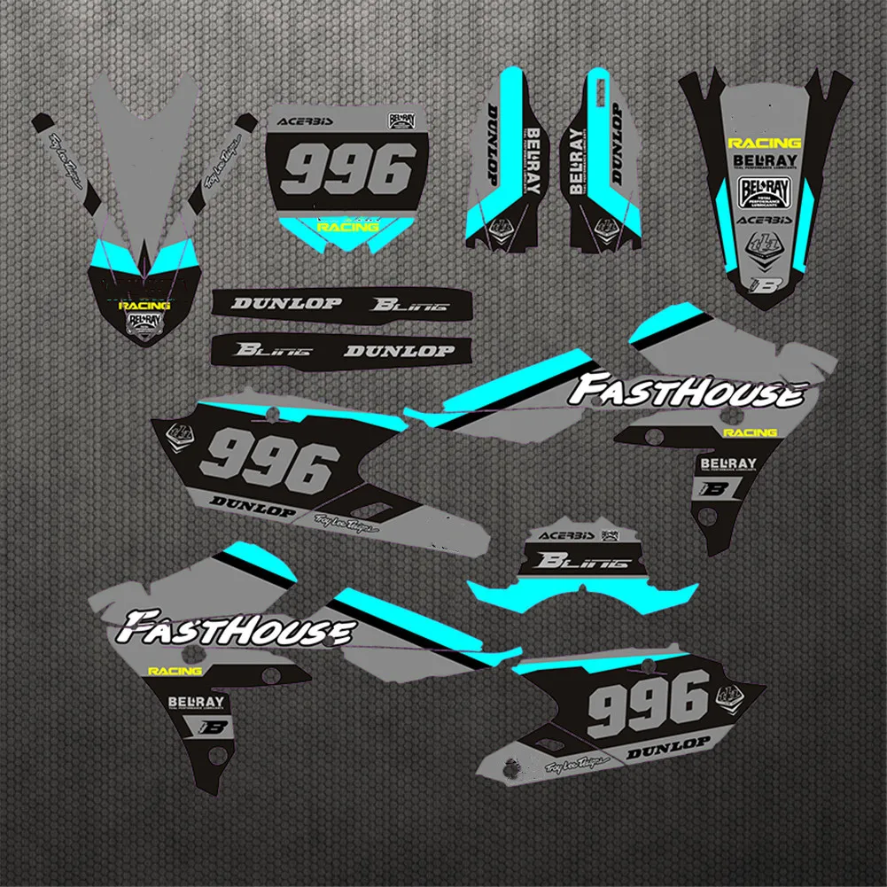 Бесплатный набор индивидуальных графических наклеек 3M для мотоцикла Yamaha WRF450 WR450F 2016 2017 2018 WR 450F 450 WRF.
