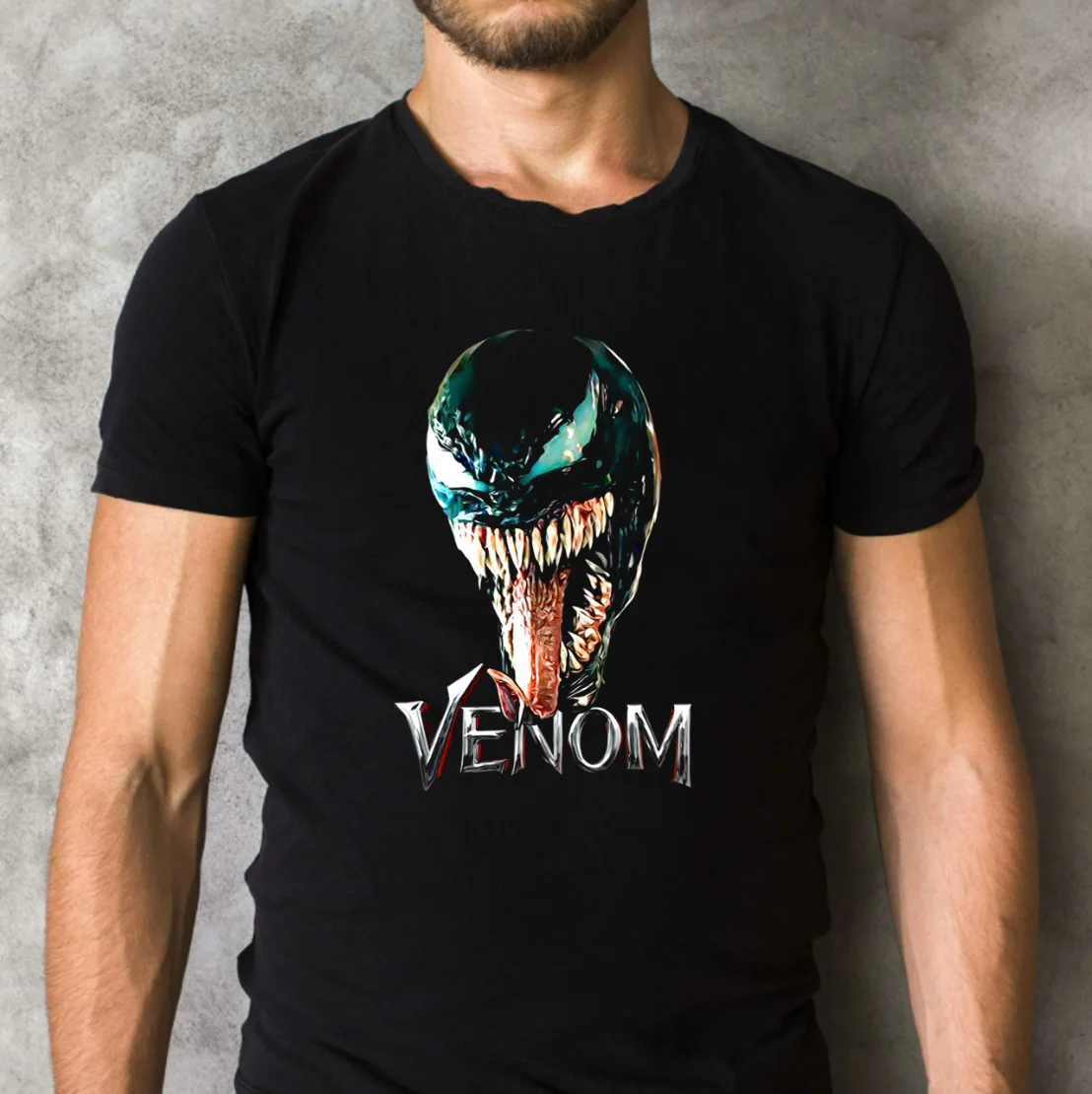 

Venom Tongue Classic Black T-Shirt