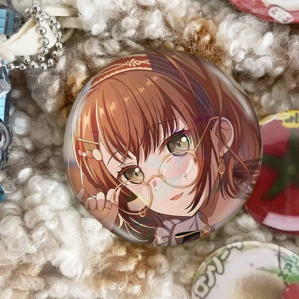 Значки Yamato Maya BanG Dream Anime, круглые, 25, 32, 44, 58, 75 мм, для косплея, украшение для сумок, подарки для фанатов, друзей, броши, сувениры (art.: 3920dbe2ef54a) - 3920dbe2ef54a
