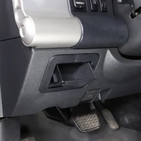 1 pcs for toyota fj cruiser 2007 2021 car fuse storage tray holder box card coin abs black interior modification accessory