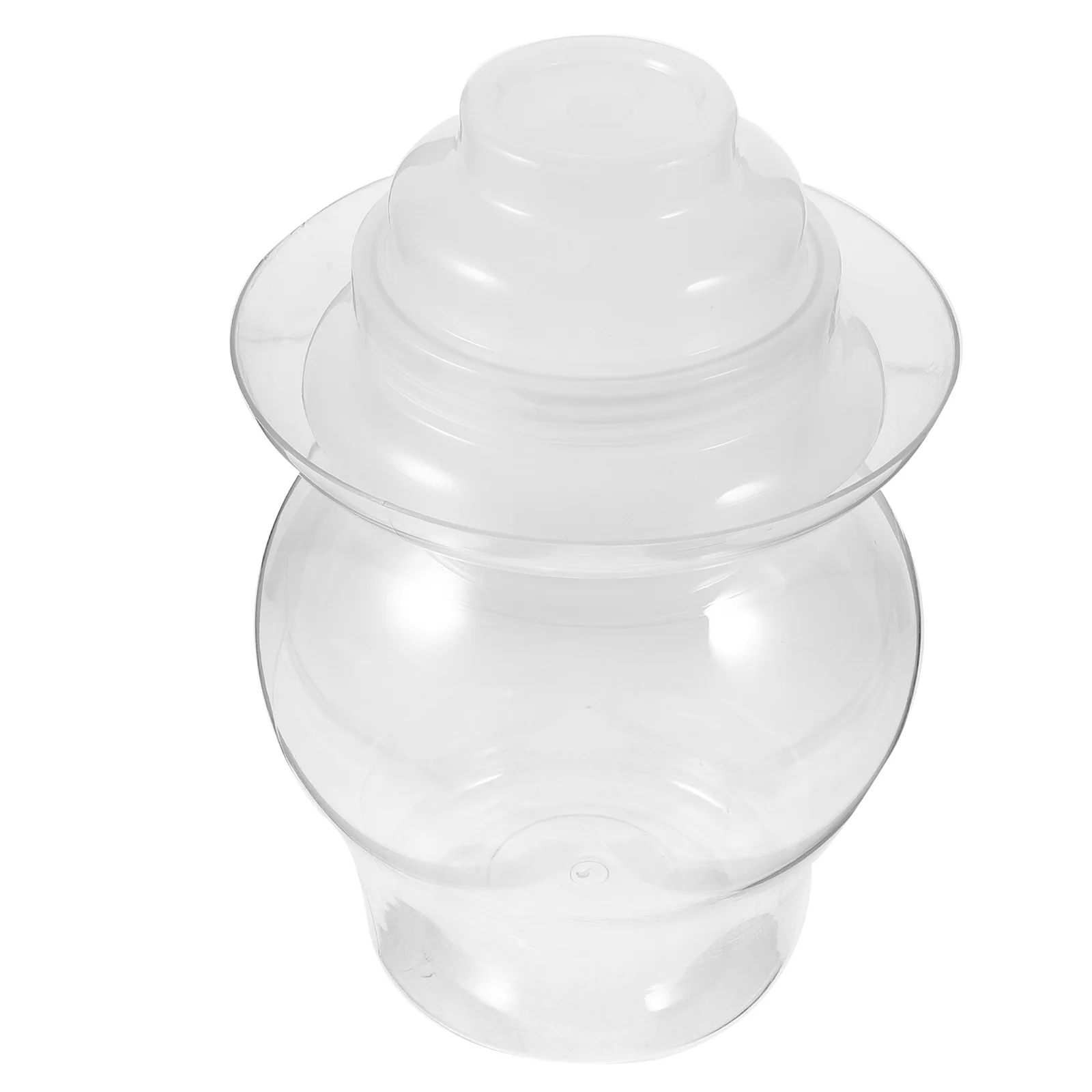 

Plastic Kimchi Jar Pickle Home Fermenting Jars Container Storage Vegetable Pickling Food Containers