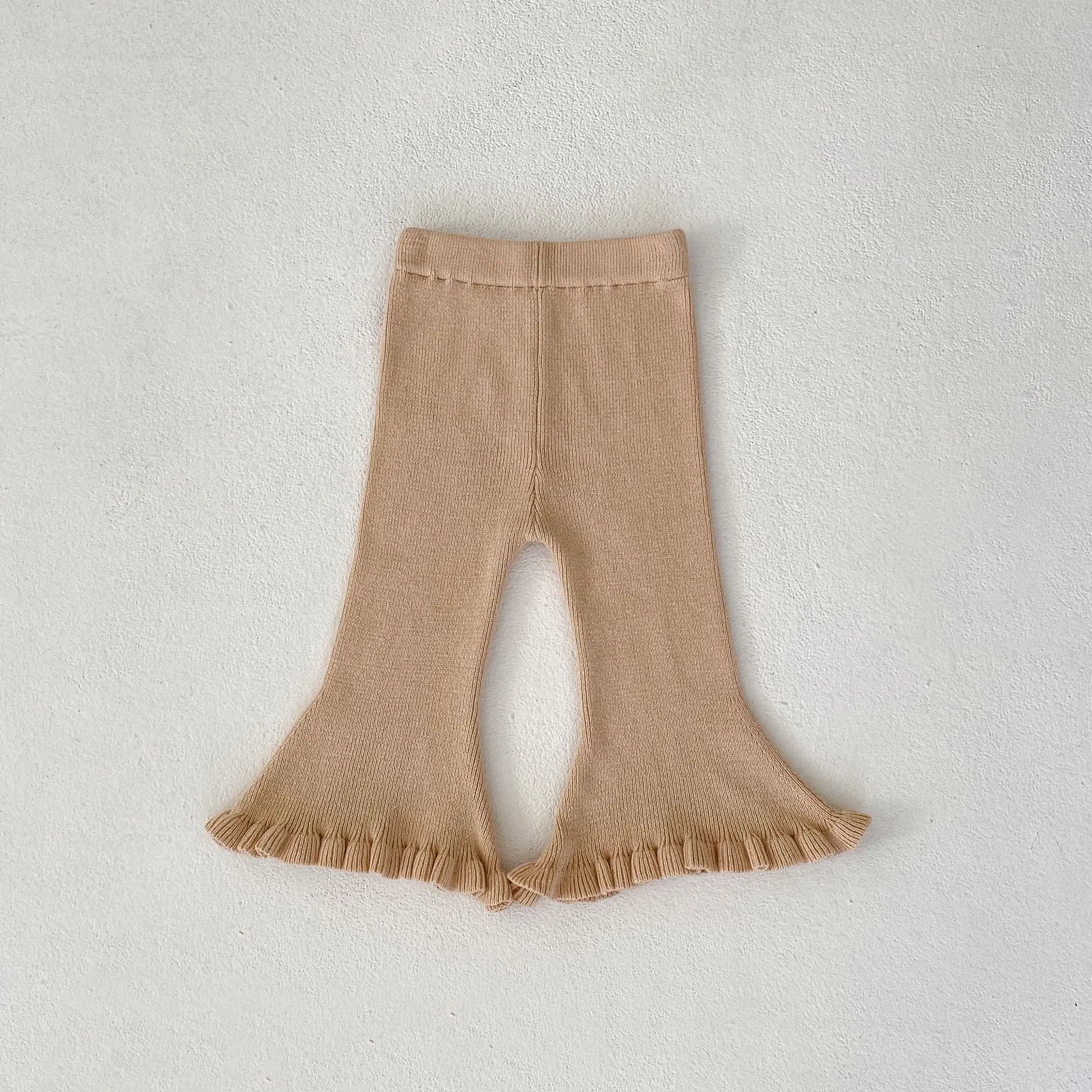 Новые модные Универсальные шерстяные трикотажные брюки для младенцев и девочек