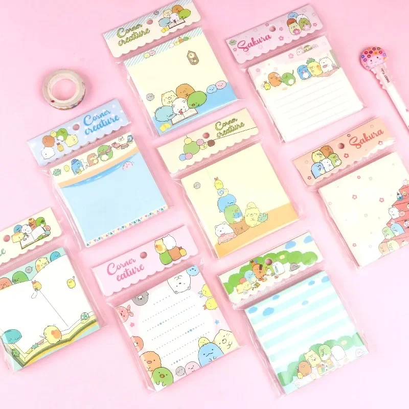 Фото 2025 San-X SUMIKKO GURASHI Квадратный блокнот для записей из бумаги оригами, дневник, записная книжка, канцелярские принадлежности, декоративный подарок на День защиты детей №2