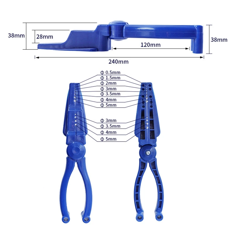 

Nail Holder Pliers Easy to Position&Keeps Fingers Safe Home Tool Auxiliary Pliers for Small Screws and Finishing Nails R9UF