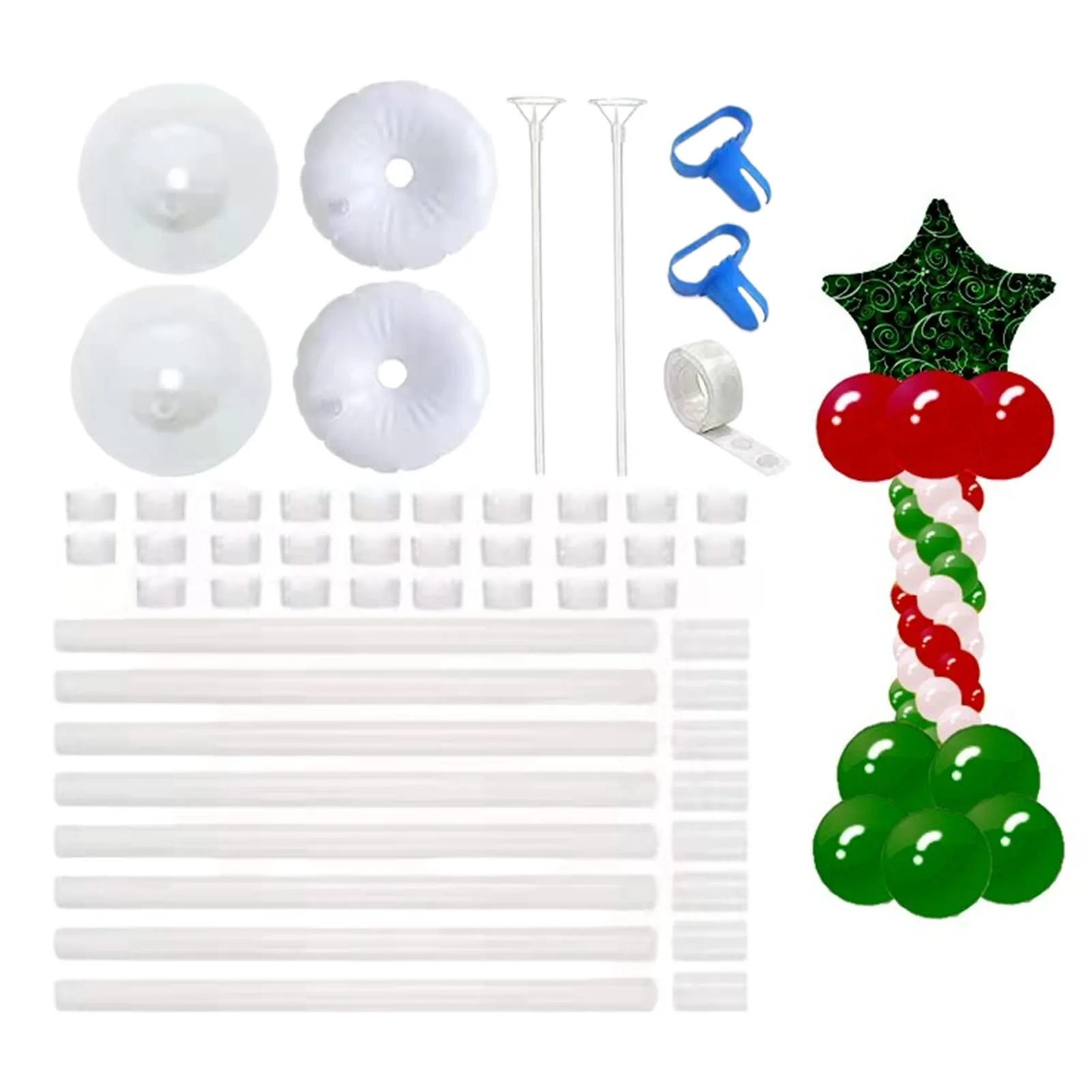 

Balloon Column Stand Kit Reusable Clear Balloon Stand Holder For Birthday Family Parties Wedding DIY Event Supplies Decorations