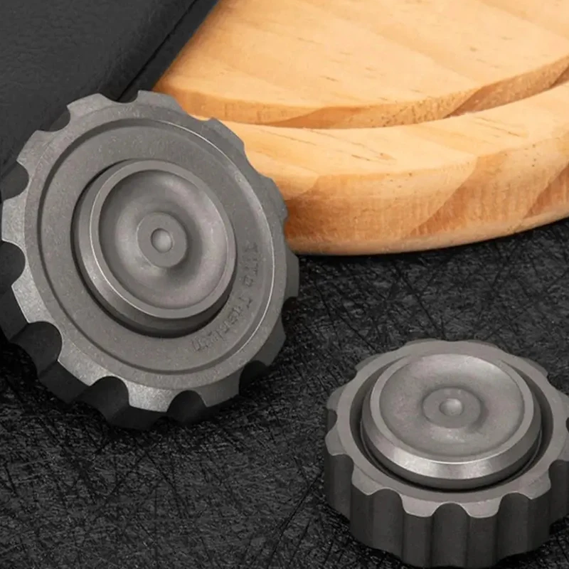 Фиджет-Спиннер TC21 из титанового сплава ручной Спиннер с гироскопом и цирконием