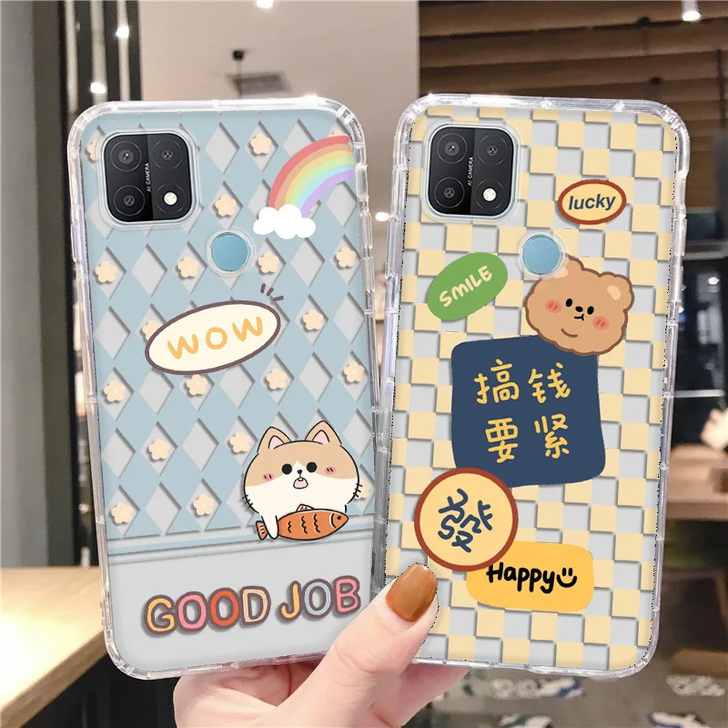 

Case For OPPO A35 2021 Case Silicon Funda OPPO A53S A54S A15 A16 A3S A52 A72 A92 A32 A33 A31 A54 A74 5G A93 A94 A95 A9 A3S Cover