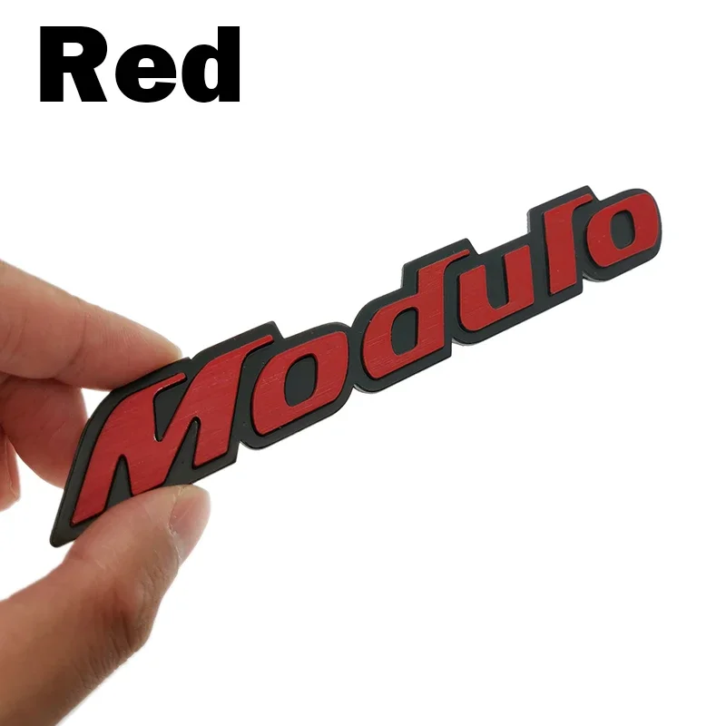 

Новый 3D алюминиевый Modulo Sport Emblem, хромированный логотип, задний значок, наклейка на багажник автомобиля, Стайлинг автомобиля для Honda Civic Accord CRV Fit