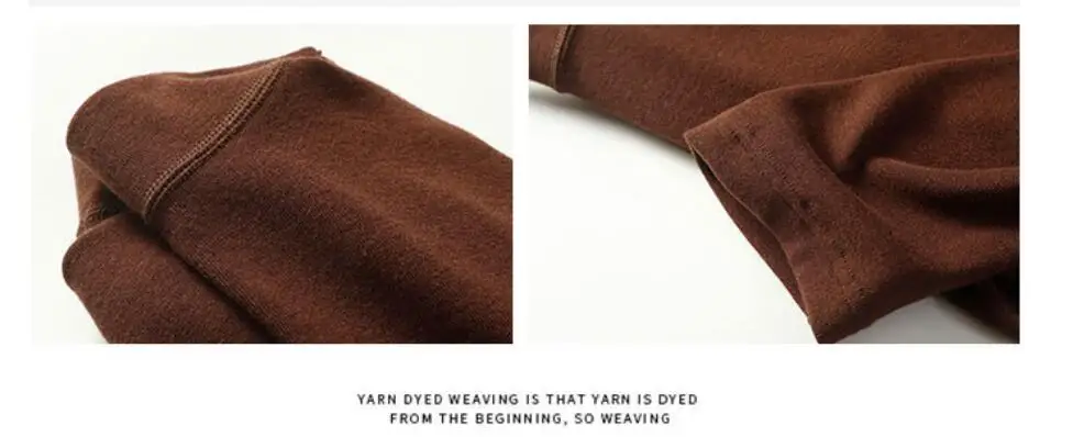 Мужской свитер dadwear утолщенный теплый полувысокий воротник осенне-зимний