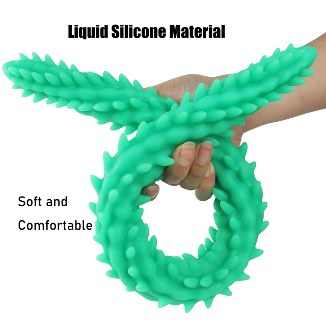 Ribbed Double Dildo Anal Plug 5