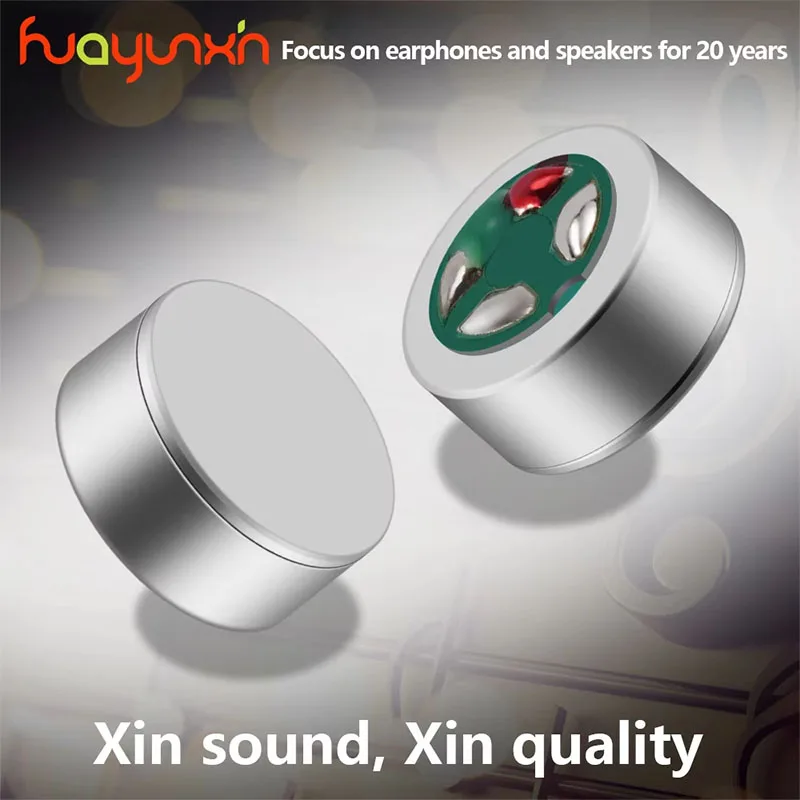 Фото Huayunxin, 2 шт., 11,2 мм, 8 Ом, полный диапазон частот, режим 3EQ, наушники с костной проводимостью, пружинные динамики с вибрацией Алисы №4