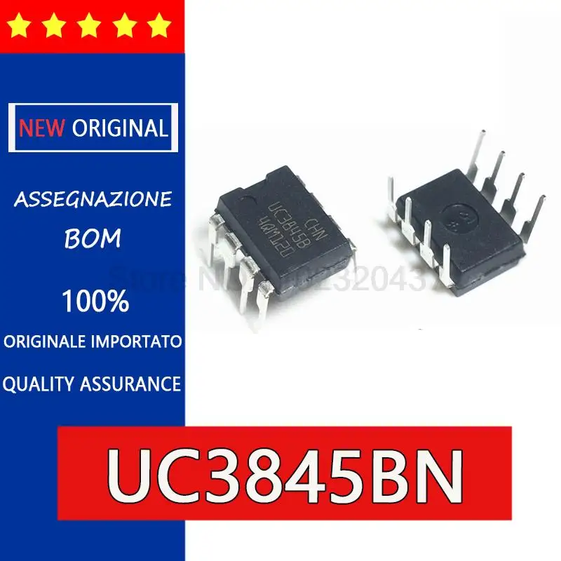 5 шт. оригинальный UC3845B UC3845BN чип контроллера текущего режима DIP8 ЖК чип управления питанием DIP-8