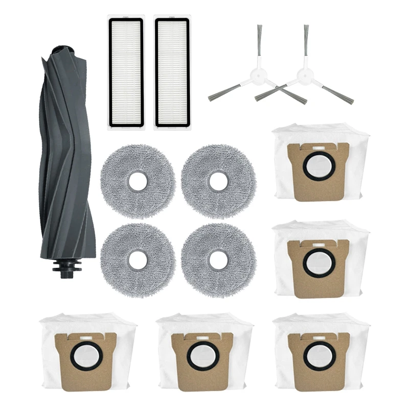 

Suitable For Chasing Dreame Sweeping Robot Parts Accessories L10S Ultra Main Rubber Brush Rag Side Brush Filter Dust Bag