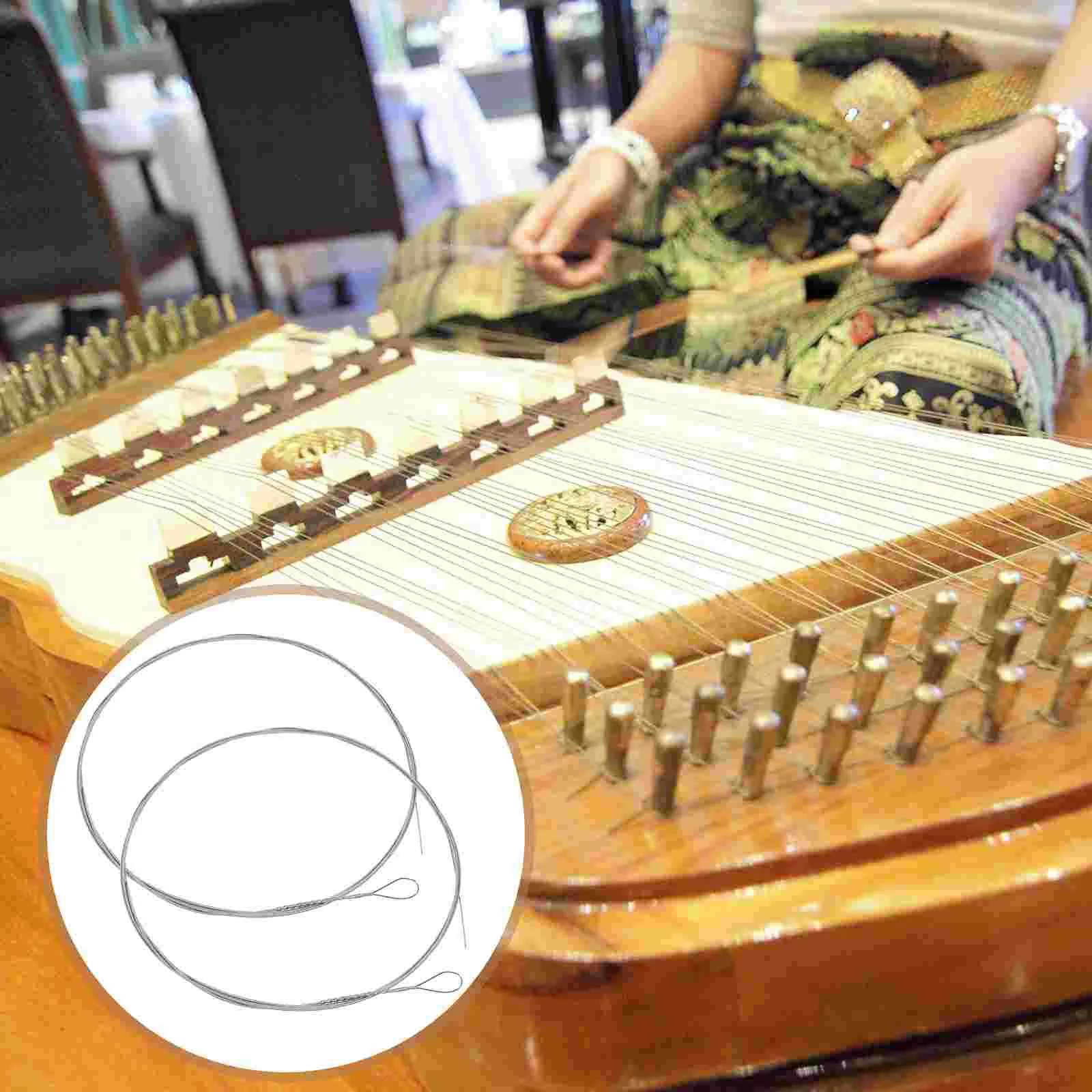 2-шт струны для Dulcimer аксессуары инструментов музыкальные детали универсальная