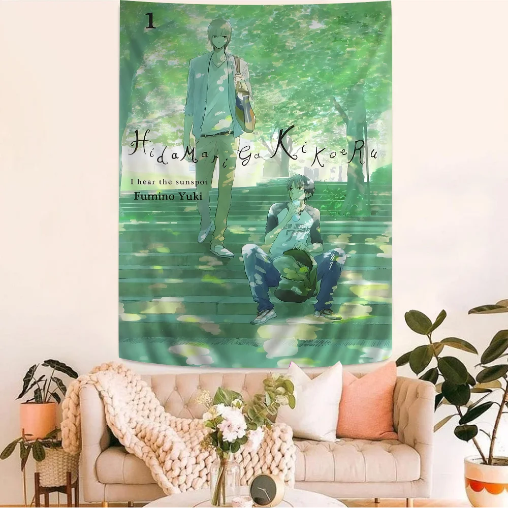 Hidamari Ga Kikoeru подвесной богемный гобелен Таро хиппи настенные коврики Dorm настенный