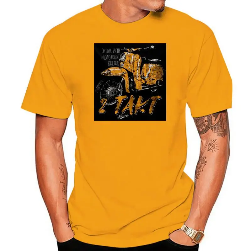 Повседневная футболка с коротким рукавом новинка 2 Takt Schwalbe черная Simson S50 51 49Ccm для