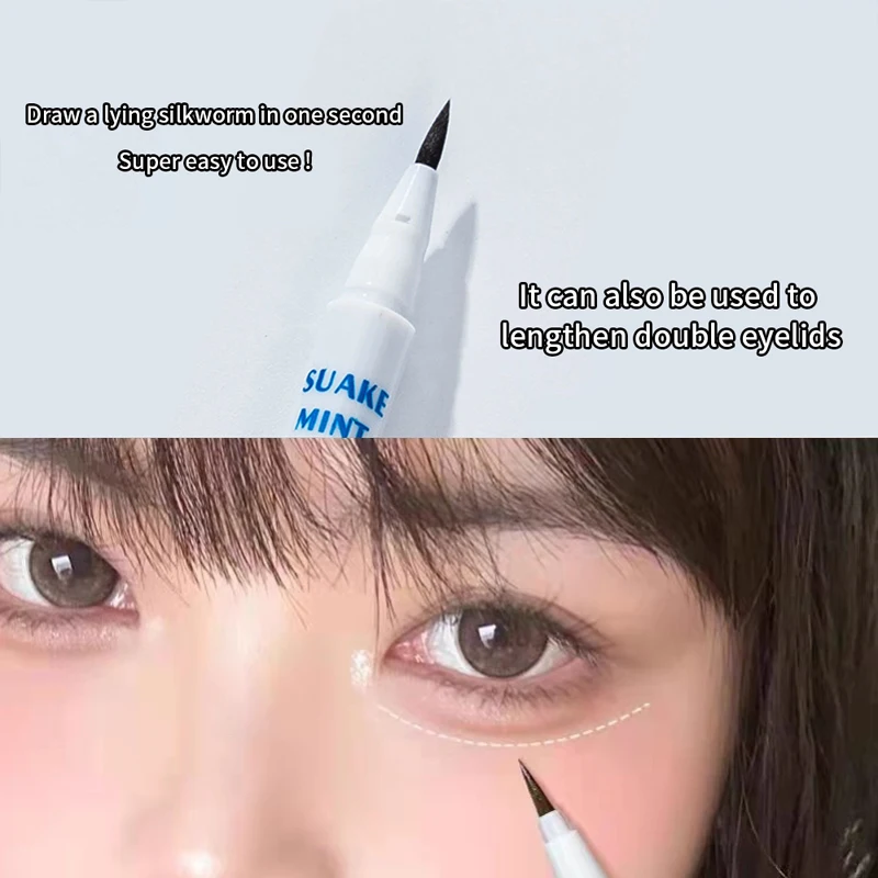 

Multifunctional Liquid Eyeliner Lying Silkworm Pen Matte Lasting Waterproof Quick Dry Ultra-fine Eyeliner Eye Makeup Beauty Tool