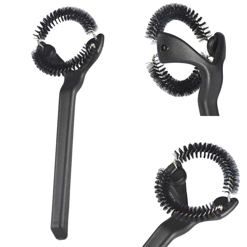 Щетка для кофемашины эспрессо со съемной нейлоновой круглой головкой