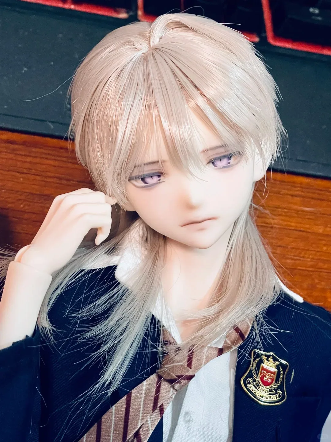 Фото Новая кукла BJD 1/4 15AN с макияжем, красивая, высококачественная, из смолы, игрушка-ангел, с подвижными суставами, бесплатная доставка. №1