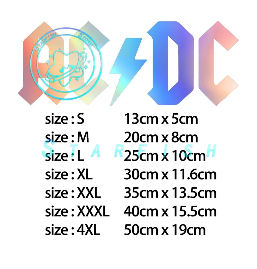 

Декоративные Стикеры для автомобиля и мотоцикла, AC/DC, из ПВХ, водонепроницаемые и солнцезащитные