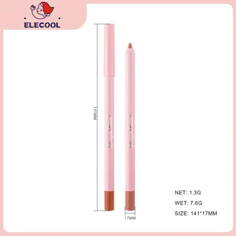 

Cutable Lipstick Remarkable Color Rendering Matte Velvet Lipliner Waterproof No-stick Cup Lip Liner Pen Lipstick Pen Foggy