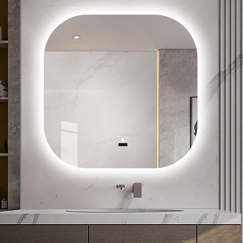 Подвесное косметическое зеркало квадратное эстетическое скандинавское