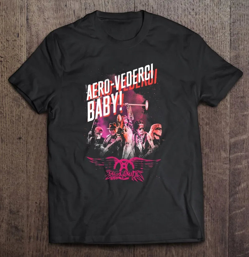 

Футболка Aerosmith Aero Vederci мужская с коротким рукавом, аниме одежда, большие размеры, хлопковая рубашка