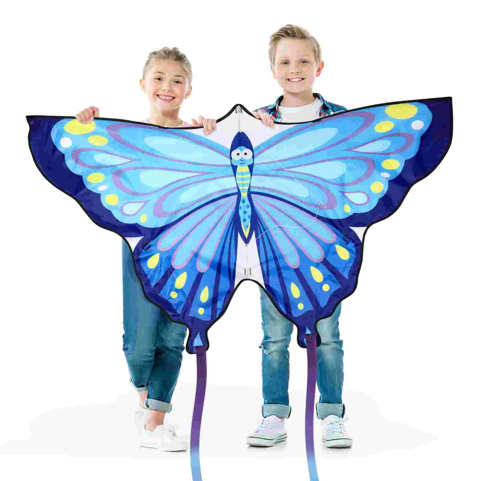 

Clispeed Kids Flying Kite Colorful Kite Amazing Charming Kite Comes with Flying String for Family Trip
