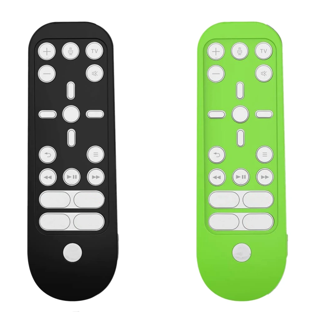 

2 шт. противоударный нескользящий Силиконовый защитный чехол для PS5 медиа моющийся пульт дистанционного управления (светящийся зеленый + че...