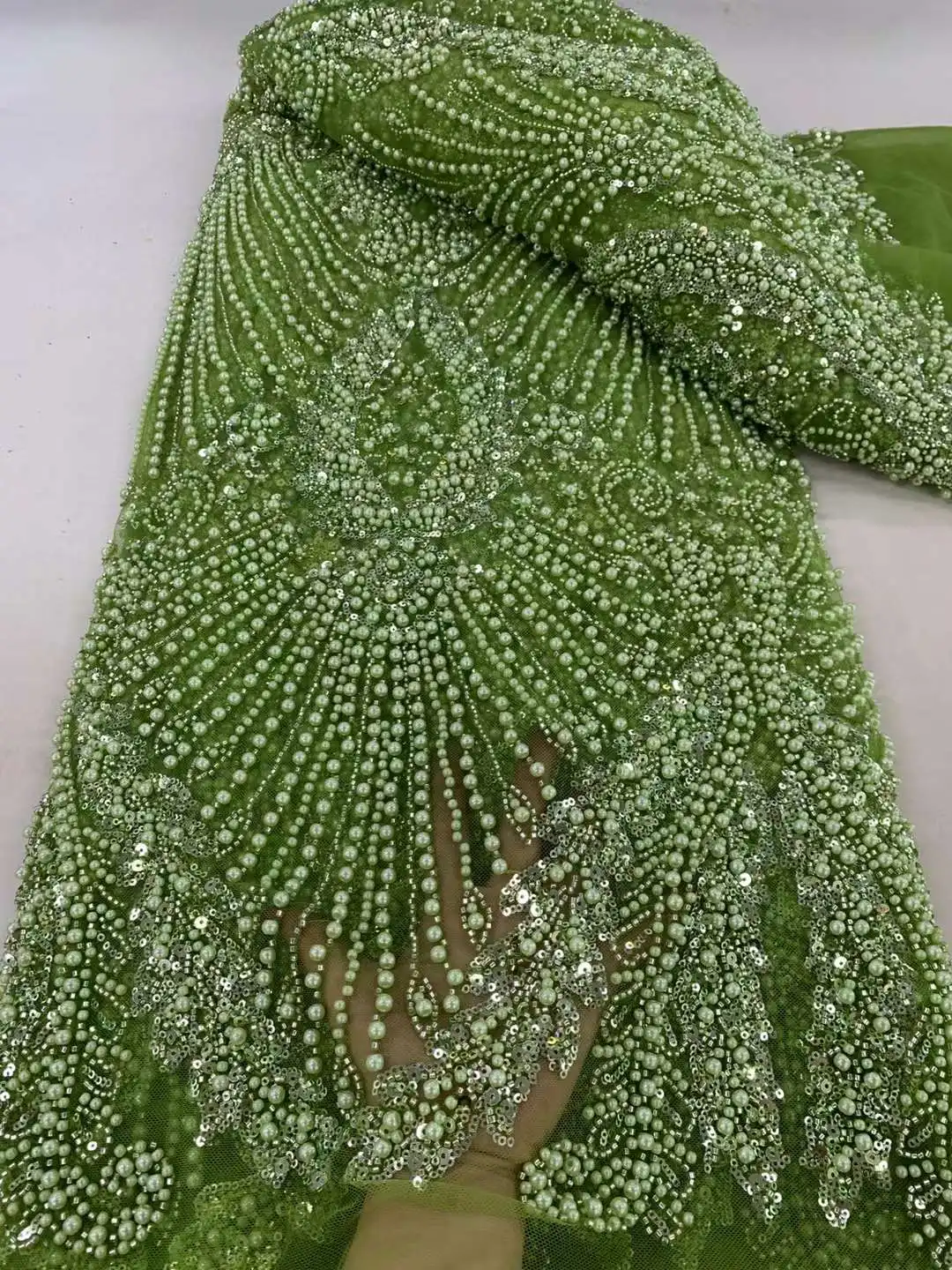 2025Новейшая нежная элегантная мягкая разноцветная роскошная кружевная ткань