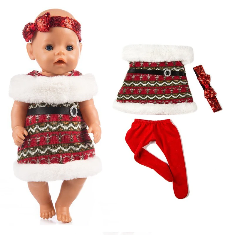 

Одежда для куклы, ветровка, платье, леггинсы для 18 дюймов, Одежда для куклы, новогодний подарок для маленькой девочки