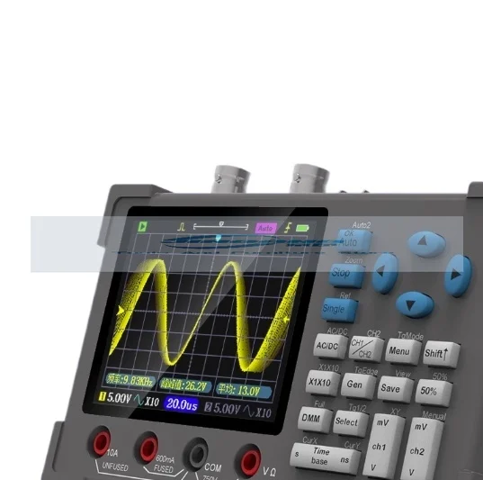 Осциллограф 3 в 1 Multimetro Generatore Di Segnale Macchina Дисплей IPS Da 2 Pollici Misuratore 120 МГц