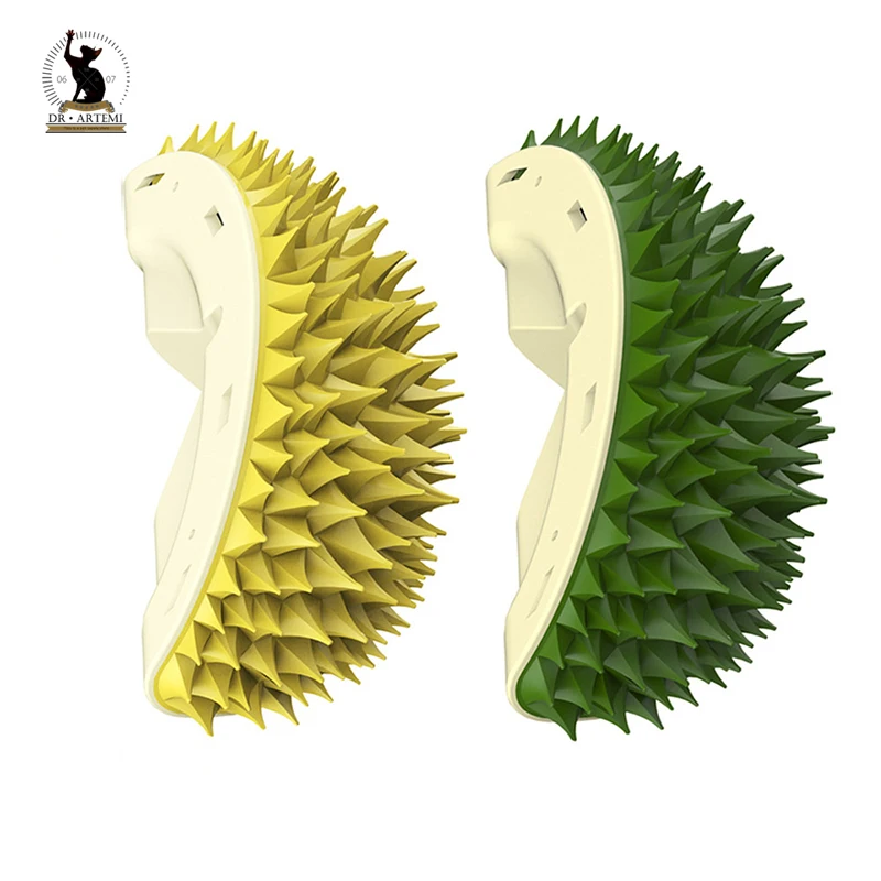 Durian настенные Угловые массажные гребни для кошек, кошачья мята, кошачья кожа, средство для удаления волос, щетка, расческа для ухода