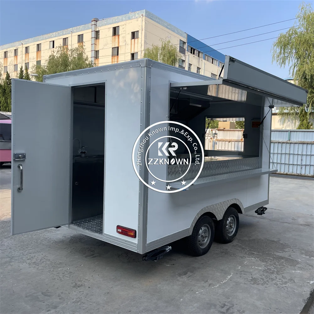 Фото Мобильный фургон для пиццы напрямую от производителя, передвижная кофейня, фудтрак для уличной еды, тележка для мороженого с полной кухней №5