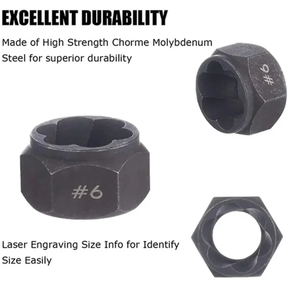 10 шт./компл. инструмент для снятия гайки болта автомобильный набор инструментов