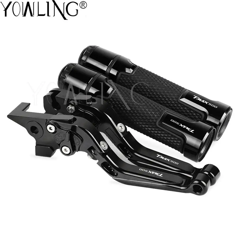 

TMAX500 Motorcycle Brake Clutch Levers Handlebar Handle Hand Grips FOR YAMAHA T-MAX TMAX 500 2001 2002 2003 2004 2005 2006 2007