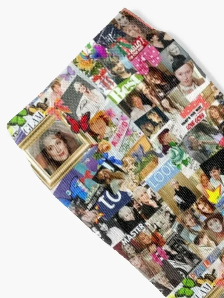 Носки с коллажем для мужчин и женщин meryl streep