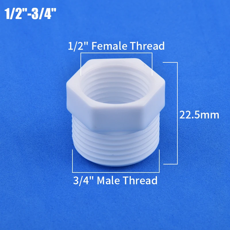 

Соединитель для садовой воды SgooHan ПВХ 1/2" 3/4" 1"