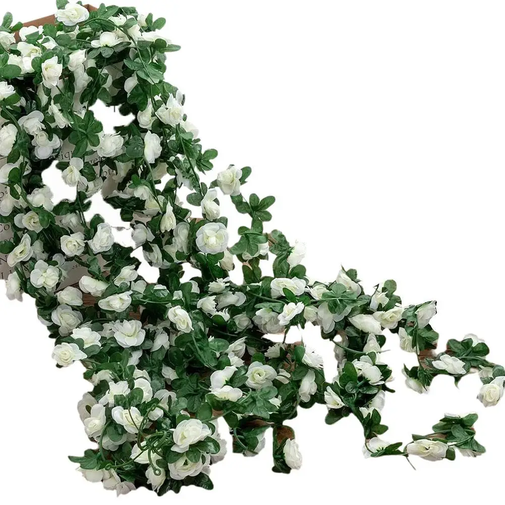 Искусственные цветы розы лоза для дома кондиционера украшение воды арочная пион