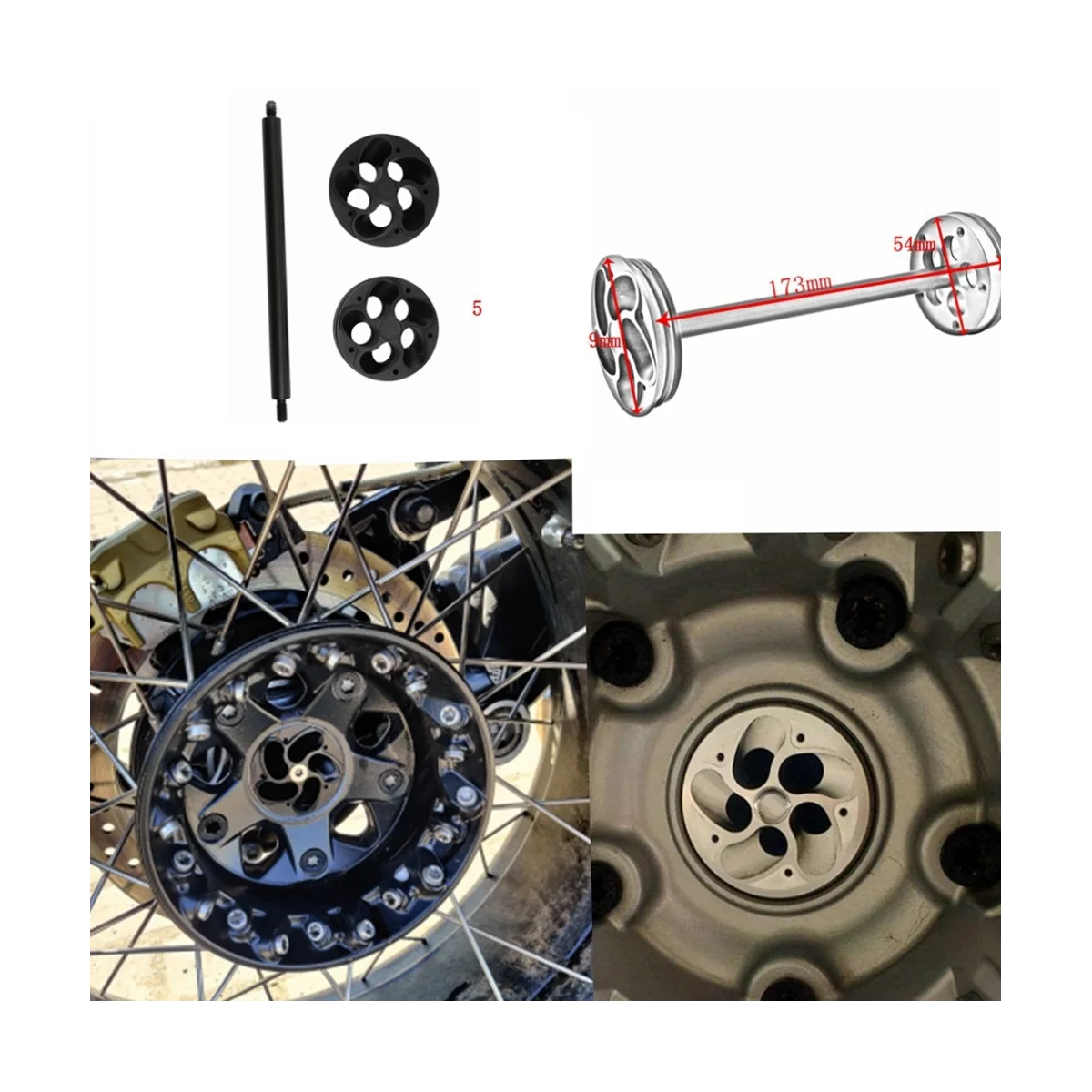 

Rear Wheel Spindle Blanking Axle Hub Center Cap for BMW R1200R R1200RS R1200RT R1200GS R1250GS R Nine T 13-2019