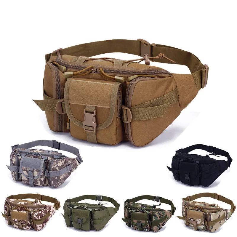 Men Tactical Molle Waist Pack Military 