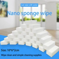 50pcs 100 x 60 x 20mm melamine sponge magic sponge high density eraser home cleaner cleaning sponges for dish kitchen bathroom
