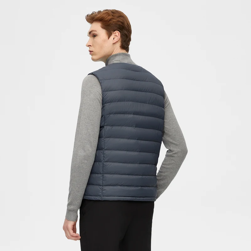 Мужской портативный жилет BOSIDENG на белом утином пуху куртка без рукавов