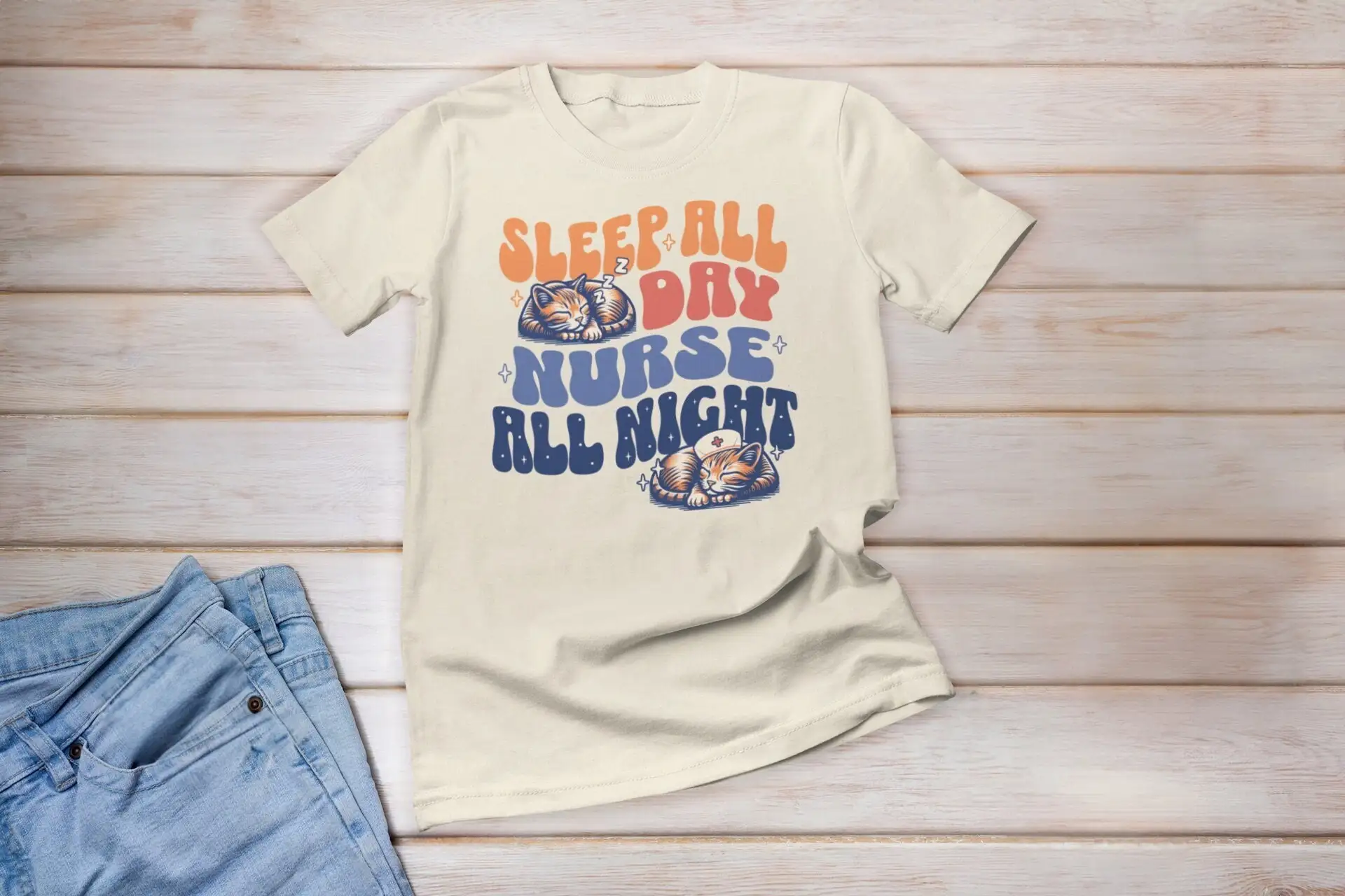 Футболка для сна на весь день медсестра ночная футболка Life Shift работники