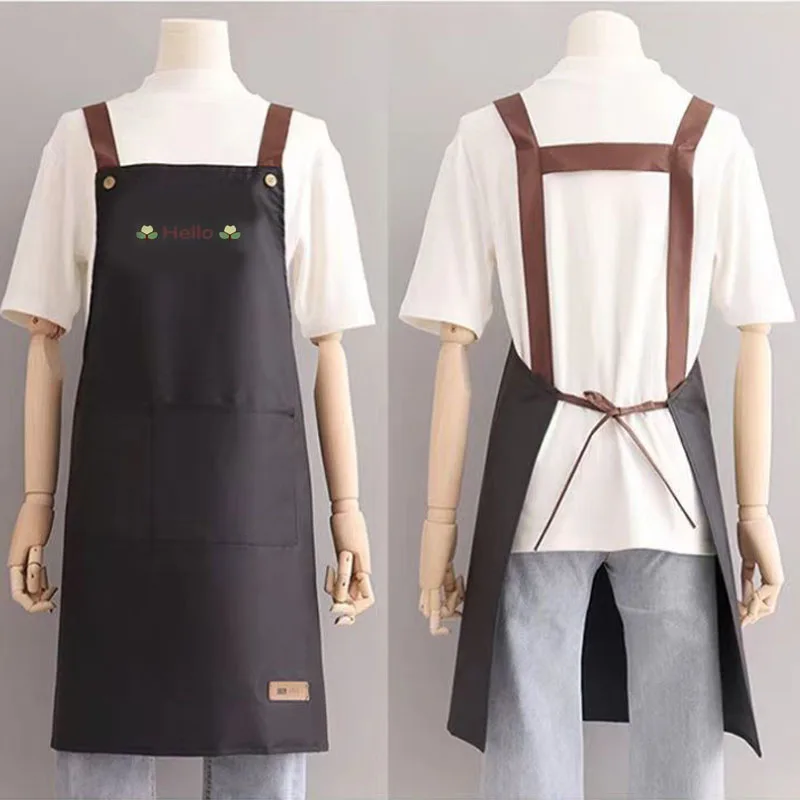 

Kitchen Apron Cooking Waterproof Oil-proof Sleeveless Apron Men and Women Universal Studio Uniforms Household Cleaning Accessory