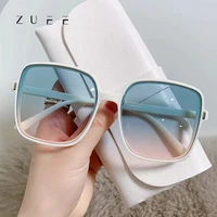 2022 new fashion style all match trend sunglasses personalized round frame sunglasses ins trend candy color big frame sunglasses