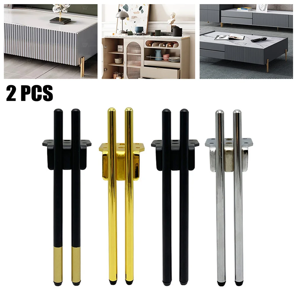 

2 Pcs Metal Sofa Furniture Legs Table Cabinet Foot Solid Replacement Hardware Cabinet Feet Hardware Accessories Feet
