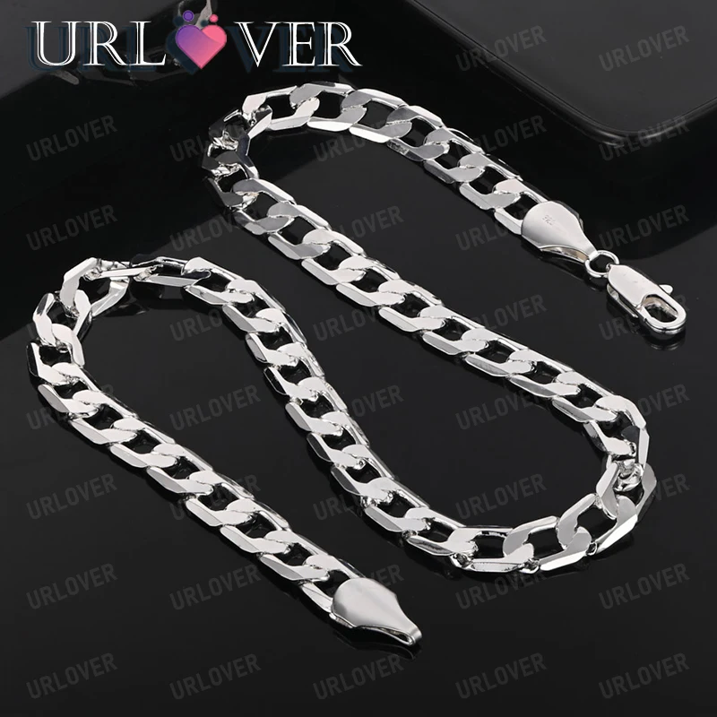 Ожерелье URLOVER из 18-каратного золота для женщин и мужчин колье в стиле хип-хоп с